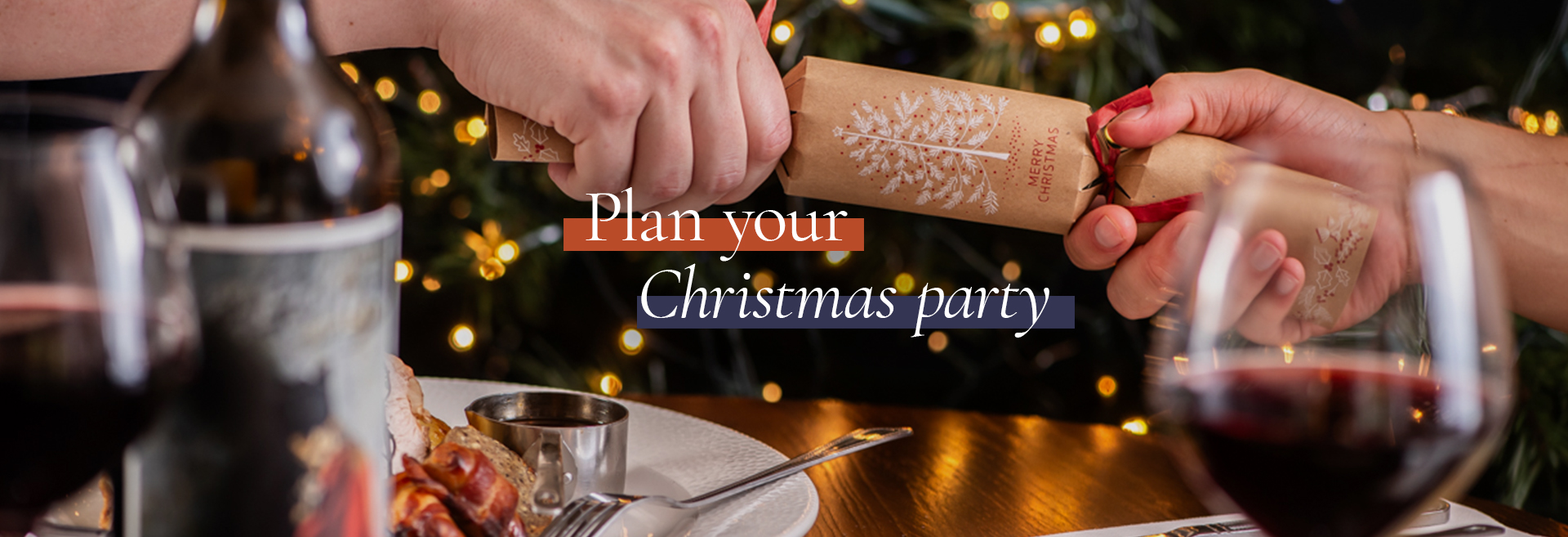 Christmas party at The Spaniards Inn