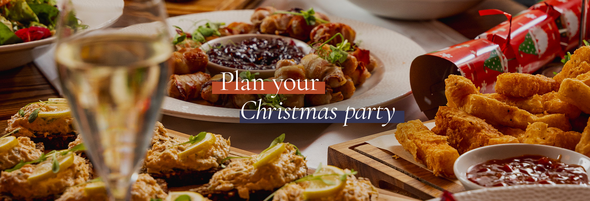 Christmas party at The Spaniards Inn