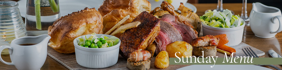 Sunday Menu at The Spaniards Inn
